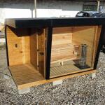 Каркасная сауна с панорамным окном по Финской технологии Сканди, фото 31