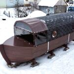 Баня Корабль 2,4*6,8 м, две комнаты, с террасой и полупанорамой, фото 24