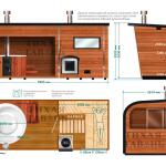 Банный комплекс Парус 2 в 1, фото 4