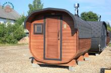 Квадро баня 5 м с козырьком