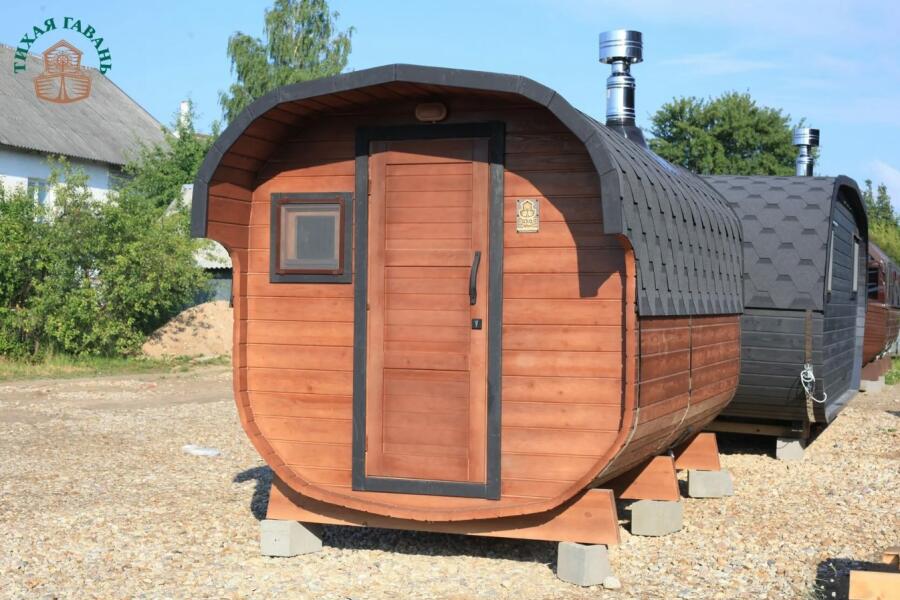 Квадро баня 4,5 м с козырьком, фото 1