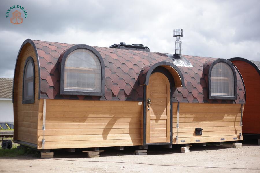 Баня Сундук Премиум 6 м, 2 отделения, боковой вход, с душевой и системой АвтоПар, фото 1