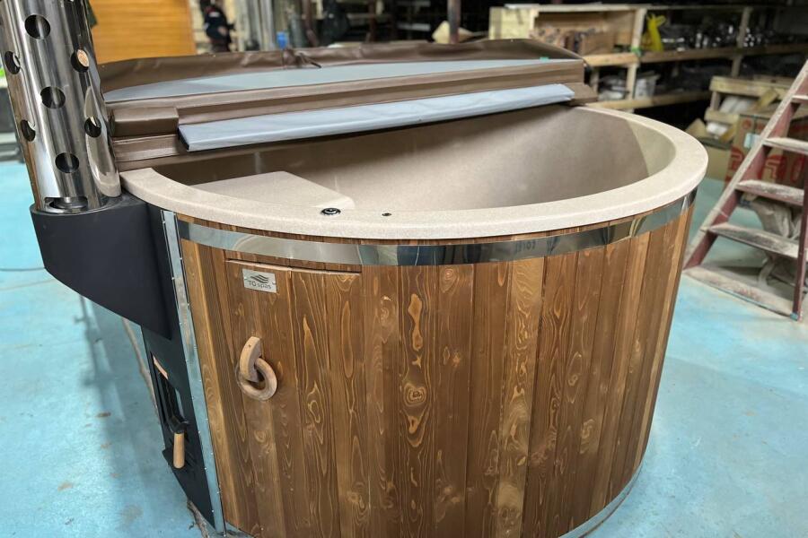 Купель Лагуна 200 c гидромассажем, подсветкой и термокрышкой, фото 1