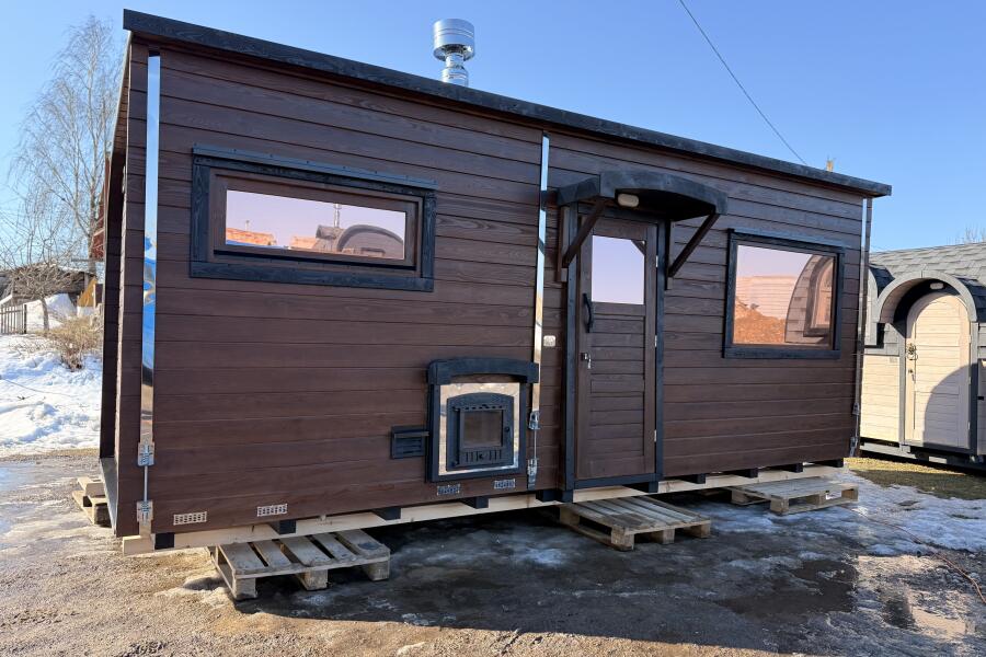 Баня Парус 6 метров с душевой в комнате отдыха, фото 1